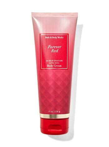 B & Body Works Bath and Body Works - Forever Red - Gift Set - Fine Fragrance Mist & Body Cream - 2020 Full Size