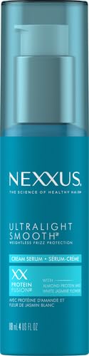 Nexxus Ultralight Smooth Frizz Defy Cream Serum for Frizzy and Dry Hair 4 fl oz,(Pack of 2)
