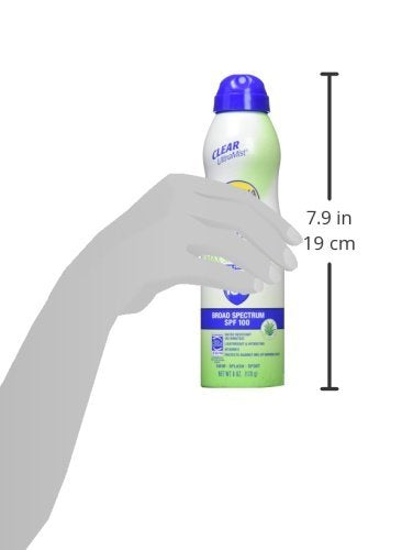 Banana Boat Ultra Defense Clear Sunscreen Spray SPF 100, 6oz | Lightweight Sunscreen, Banana Boat SPF 100, Water Resistant, 6oz