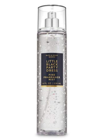 Bath and Body Works - Little Black Party Dress - Daily Trio - Shower Gel, Fine Fragrance Mist & Super Smooth Body Lotion