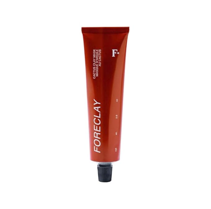 Freck Beauty FORECLAY Cactus Clay Mask – Detoxifying, Pore-Clearing, Gently Exfoliating with Prickly Pear, Kaolin & Illite Clay, Brightening, Vegan & Cruelty-Free | 88ml