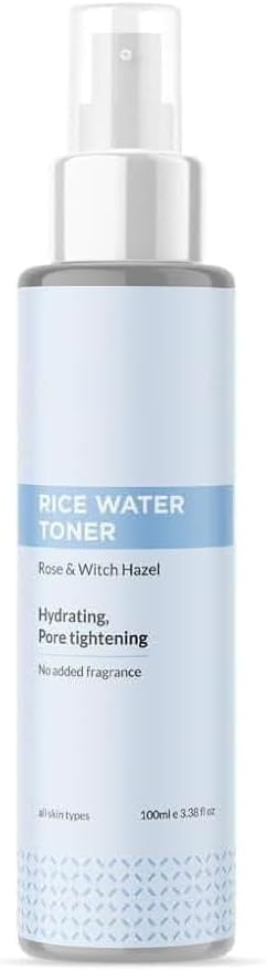 MK Refreshing Rice Water Toner | Korean Face Toner Plus Mist for Glowing Skin| Hydrating and Pore Tightening| for Men and Women| All Skin Types |100ml