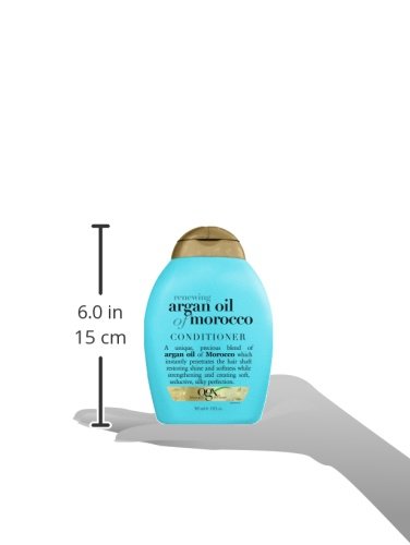 OGX Renewing + Argan Oil of Morocco Conditioner, Repair Conditioner & Argan Oil Helps Strengthen & Repair Dry, Damaged Hair, Paraben-Free, Sulfate-Free Surfactants, 13 fl. oz (Pack of 2)