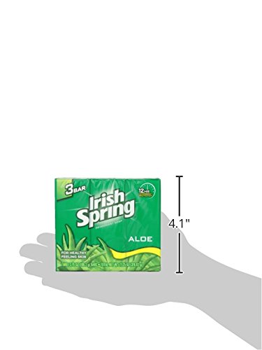 Irish Spring Deodorant Bath Bar Aloe,3.75 Ounce, 3 Count