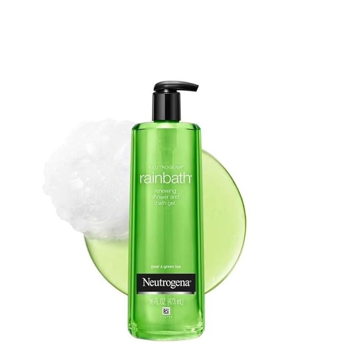 Neutrogena Rainbath Renewing Shower & Bath Gel, Pear & Green Tea, 16 fl oz Pack of 2