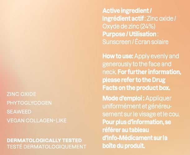 ATTITUDE Oceanly Tinted Shimmer Face Cream Stick with SPF 30, EWG Verified, Plastic-Free, Broad Spectrum UVA/UVB Protection with Zinc Oxide, Universal Tint, Unscented, 0.3 Ounce