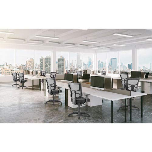 Alera Elusion Series Mesh Mid-Back Swivel/Tilt Chair ALEEL42BME10B Each