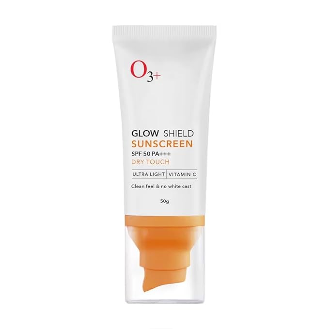 03+ Glow Shield Advanced Sunscreen Lotion with SPF 50 PA+++, 50g