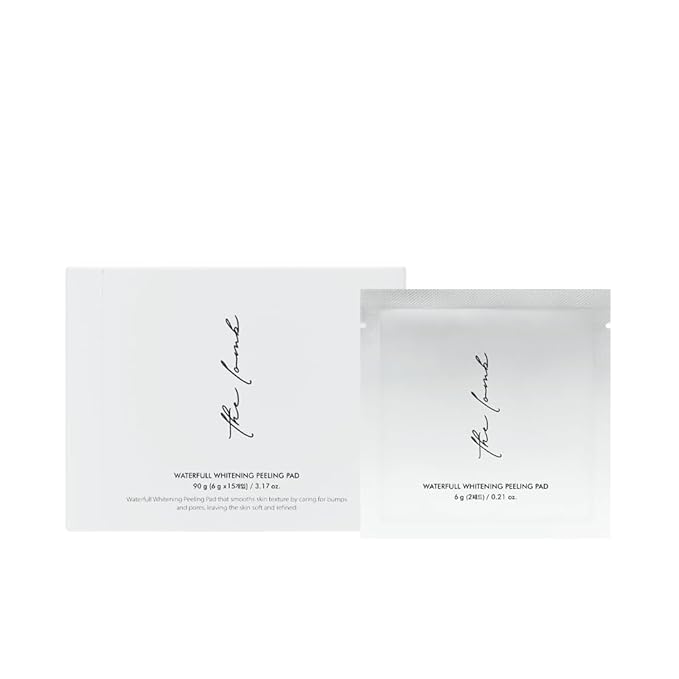 Waterful Peeling Pad - Low-Irritation Korean Exfoliating Facial Toner Pads for Sensitive Skin - Gentle Daily Peeling & Sebum Control - Hydrating & Refreshing Skin Texture Care (15 Count)