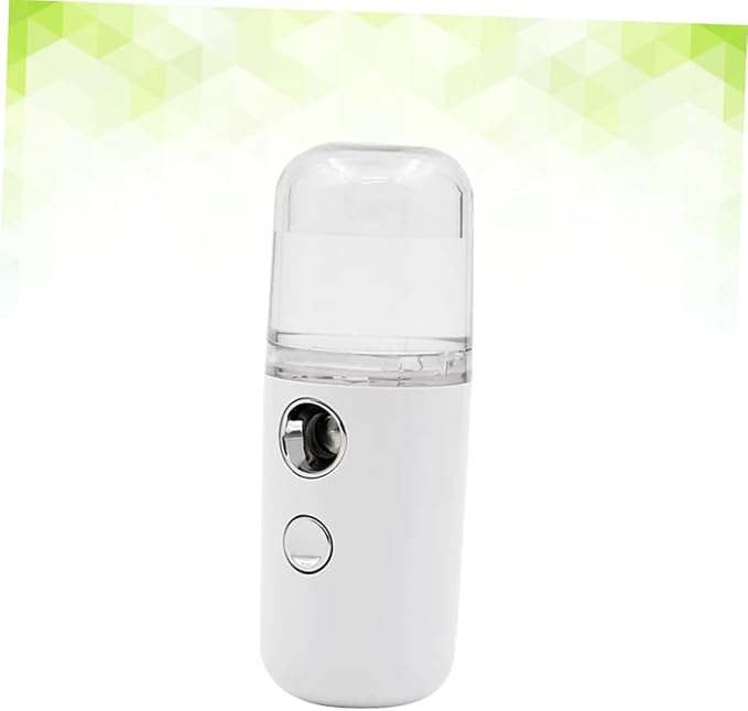 PartyKindom 1Pc Portable Mini Nano Mist Sprayer Facial Humidifier for Skin Moisturizing with Essential Oil Compatibility Compact Handheld Air Moistener for Indoor Use