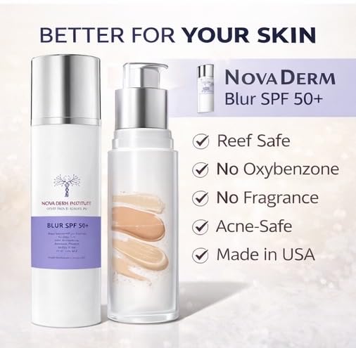 Tinted Mineral Sunscreen SPF 50 - Non Comedogenic Zinc Oxide 16.2% - No White Cast - Matte Finish Oil-Free Face Sunscreen, 1 fl oz.