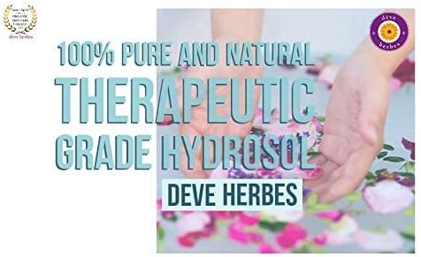Deve Herbes Pure Sandalwood Floral Water (Hydrosol) (Santalum Album) Natural Therapeutic Grade for Skin - 50ml (1.69 oz)