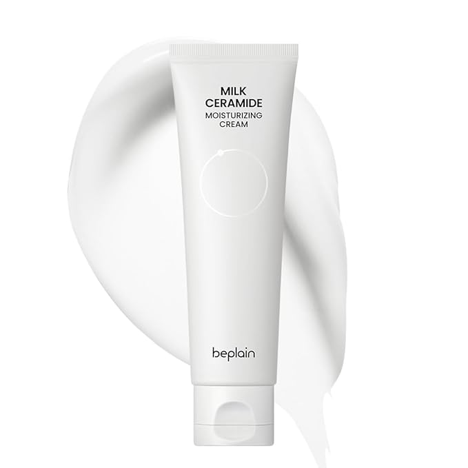 beplain Milk Ceramide Moisturizing Cream for face | Facial Cream for Glowy & Hydrating Skin | Suitable for sensitive & dry skin | Korean skin care | Kbeauty (1.69 fl oz/ 50ml)