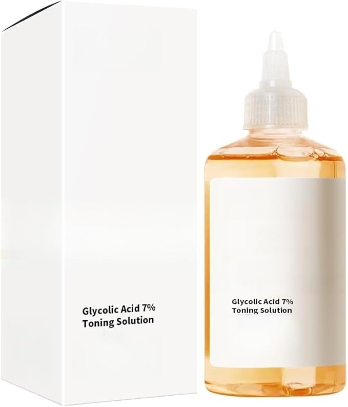 Glycolic Acid Toning Solution 7% Toner Gently Exfoliates, Glycolic Acid Exfoliating Scrub, Smooths Skin Texture, Improvement Visible Clarity & Also Addressing Uneven Tone.
