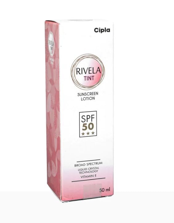 Cipla Rivela Tint Sunscreen Lotion With Velvety Touch SPF 50
