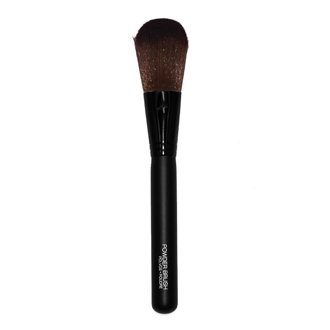 Palladio Powder Brush, Large All Over Face Makeup Brush, Buffs Loose Powder, Flawless Blending, Smooth Finish, Synthetic Natural Bristles, Soft Feel, Comfortable Grip, Professional Application.