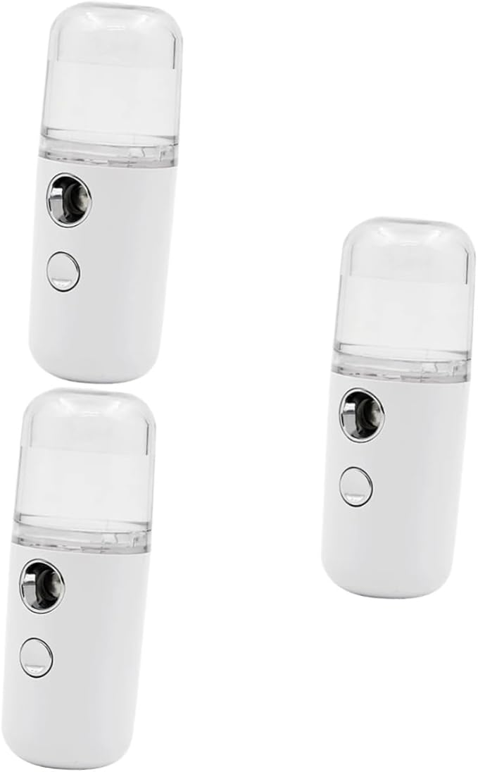 Housoutil 3pcs Portable Sprayer Nano Spray Humidifier for Skin Care Mini Humidifier for Bedroom