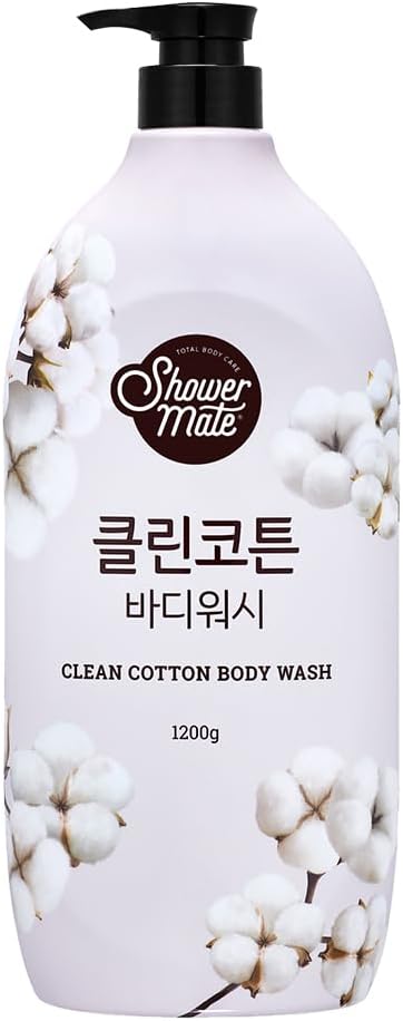 Natural Body Wash 42.3 fl oz, 1.2 kg (Clean Cotton)
