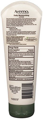 Aveeno Daily Moisturizing Lotion, 8-Ounce Tube (Pack of 3)
