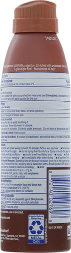 Coppertone Tanning Sunscreen Spray with Broad Spectrum SPF 15, Water Resistant Spray Sunscreen, Lightweight and Non-Greasy, 5.5 Oz (Pack of 2)
