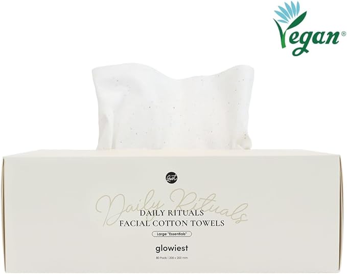 glowiest Peekaboo AHA PHA Toner + Facial Cotton Towels (Large) Bundle | Gentle Exfoliating Toner & Cotton Towel Set