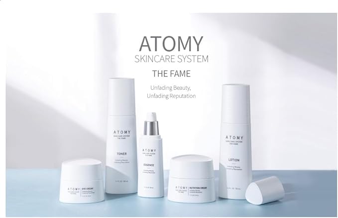 A.t.o.m.y The Fame Skin Care System 5-Step Set (Toner 150 mL, Eye Cream 40 mL, Essence 50 mL, Lotion 135 mL, Nutrition Cream 50 mL) — Premium K-Beauty Routine