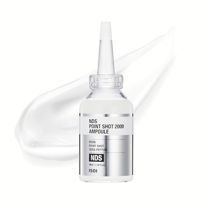 ISOI NDS Point Shot 2000 Ampoule, 8X Cera-Peptide Skin Booster with PDRN, Korean Skin Care (1.28 fl.oz, 38ml)