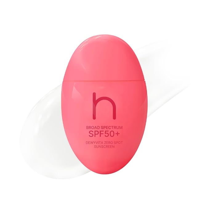 Hamel DewyVita Zero Spot Sunscreen SPF50+ PA++++, Vegan Sun Cream with Glutathione for Sensitive Skin , Korean Skincare, 1.69 fl oz