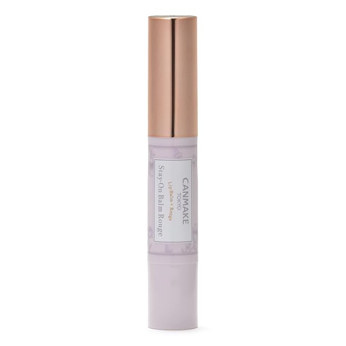 CANMAKE - Stay-On Balm Rouge - Tinted Lip Moisturizing Long-Lasting Protection - 0.1oz (2.8g) (03 Tiny Sweetpea (4901008305608))
