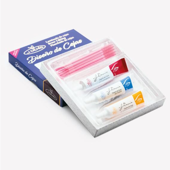 J. Denis Eyebrow Design Kit - Eyebrow Makeup Kit - Natural - 4 Brushes - 30 Applications