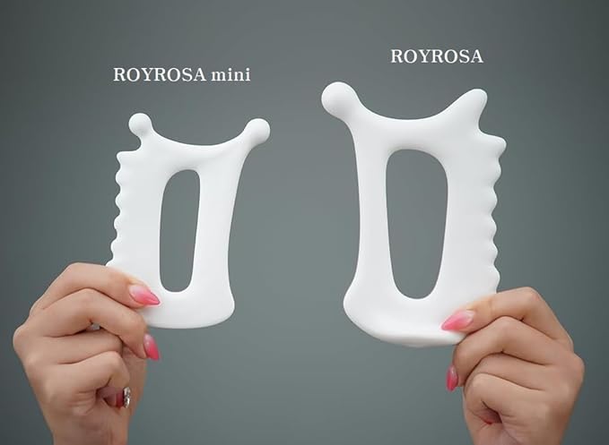 ROYROSA® 로이로사괄사 K-Beauty, 100% Ceramic Guasha, Facial and Body Acupuncture Therapy, Reduce Fine Lines and Wrinkles, Made in South Korea Guasha_Mini