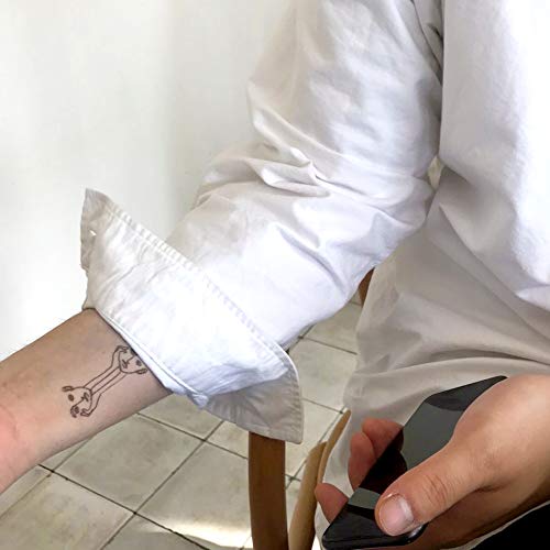 Prinker S Black Temporary Tattoo Printer, Custom Tattoos in Seconds, Water-Resistant and Soap-Washable, Android & iOS Compatible, Ink Included