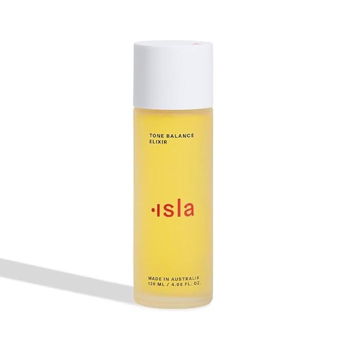 ISLA The Elixir No-Acid Toner, Brightens + Reduces Redness, Wildberry, Glycerin & Botanical Extracts, Hydrates, Evens Tone & Strengthens Skin Barrier, Fragrance-Free, Made in Australia, 4.05 fl oz