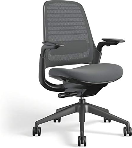 Steelcase Series 1 Work Chair Office Chair - Graphite, Hard Floor Casters