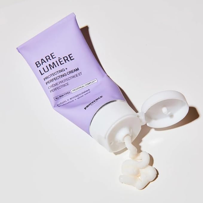 Provence Beauty BARE LUMIÈRE Skin Barrier Repair Cream – 5-in-1 Face Moisturizer with Ectoin, Encapsulated Probiotics & Aloe Vera – Hydrates, Primes, Boosts Glow & Strengthens the Skin – 2 fl oz
