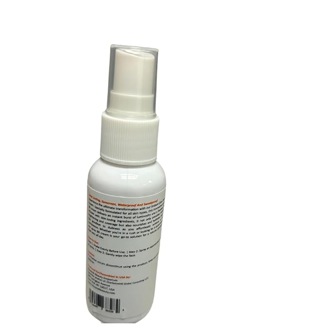 Spray BB Cream for Effortless Beauty, Face Concealer, Skin Aglow Flawless Finish, Suitable for All Skin Types, 1 Fl. oz