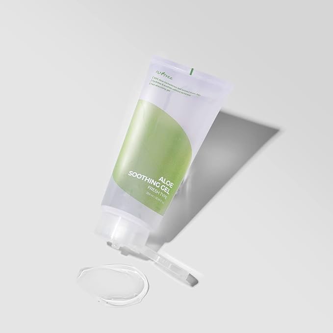 IsNtree Aloe Soothing Gel – 99% Jeju Aloe Vera for Face & Body | Lightweight Gel for Sensitive, Sun-Exposed, or Irritated Skin | 300ml / 10.14 fl oz | Fragrance-Free, Made in Korea