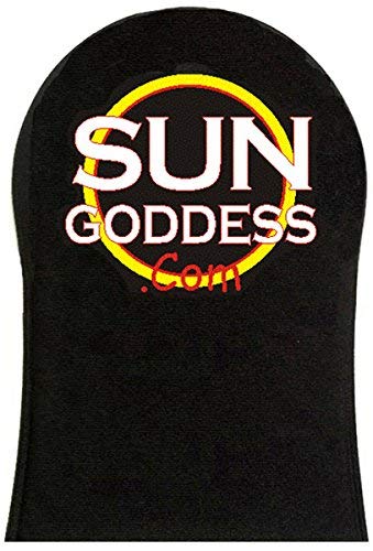 SUN GODDESS – VERY DARK - Spray Tan Solution - 64 oz - Sunless Self Tanning Liquid for Airbrush or HVLP System + INCLUDES: Applicator Mitt, Application Gloves, Best Fake Tanner Lotion Mousse Sample