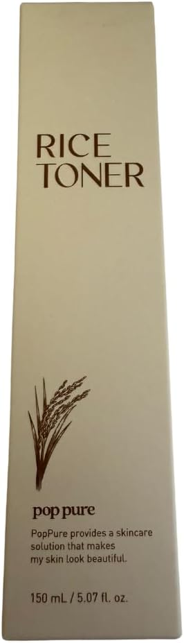 Rice Facial Toner for Brightening - Hydrating Skin Toner with Rice Extract - Moisturizing Face Toner for Dry & Oily Skin - 150ml