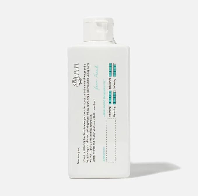 EXCUSE MY FRANK Rebalancing Emulsion [300ml / 10.14 fl oz] For Oily Skin, Vegan, Cruelty-free.