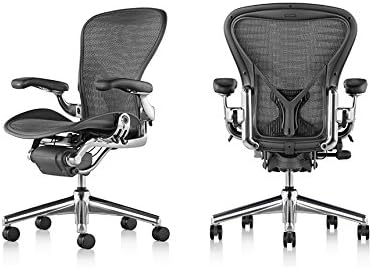 Herman Miller Classic Aeron Chair-Aluminum, Size B