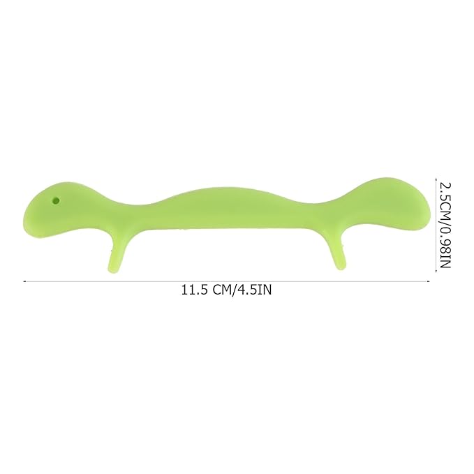 Silicone Lip Trainer and Mouth Tightener for Expression Correction, Face Exerciser for Stutter and Pronunciation Practice, Green Slimming Facial Muscle Toner for Adults