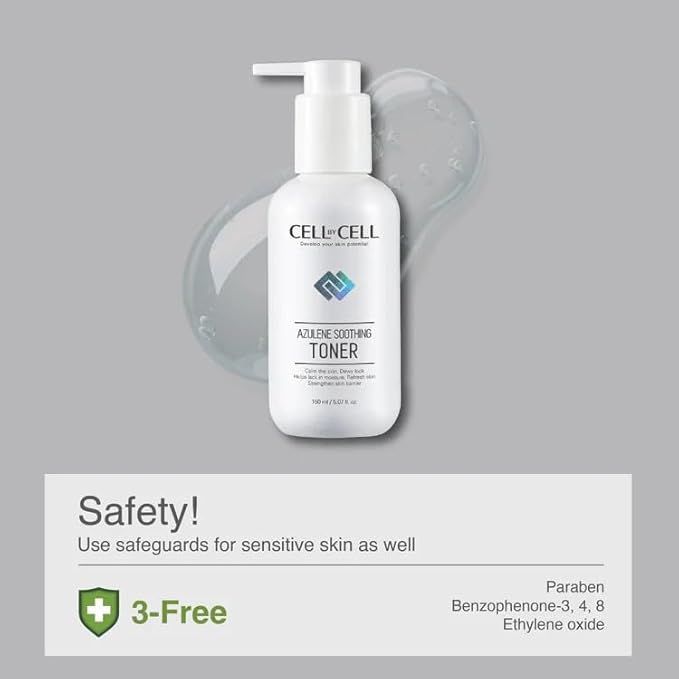 Azulene Soothing Toner | Gentle Watery Toner for a Calm & Even Toned Skin | 150ml