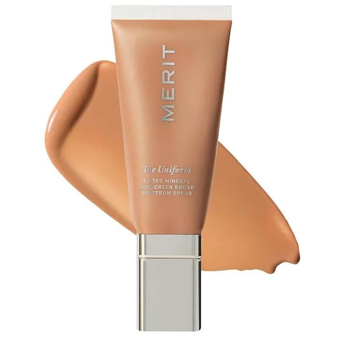 The Uniform Tinted Mineral Sunscreen Broad Spectrum SPF 45, Fragrance Free, Non-Comedogenic, Lightweight, buildable, oil-free - Size: (1.7 oz/50 mL) - Color: (16 - medium cool)