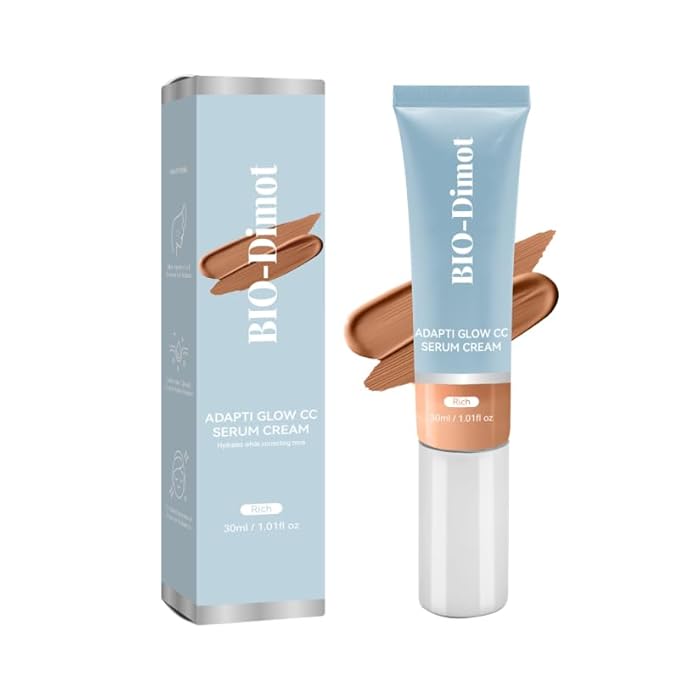CC Serum Cream – Color Correcting & Hydrating Formula for Radiant Skin – Available in Light, Medium, and Rich – 30ml / 1.01 fl oz(Rich)