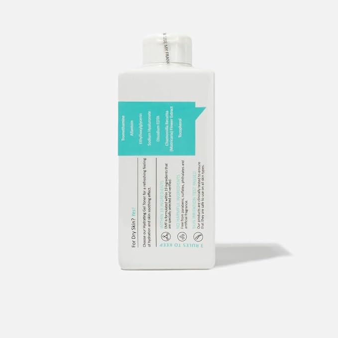 EXCUSE MY FRANK Hydrating Gel Toner [500ml / 16.91 fl oz] For All Skin Types, Vegan, Cruelty-free.