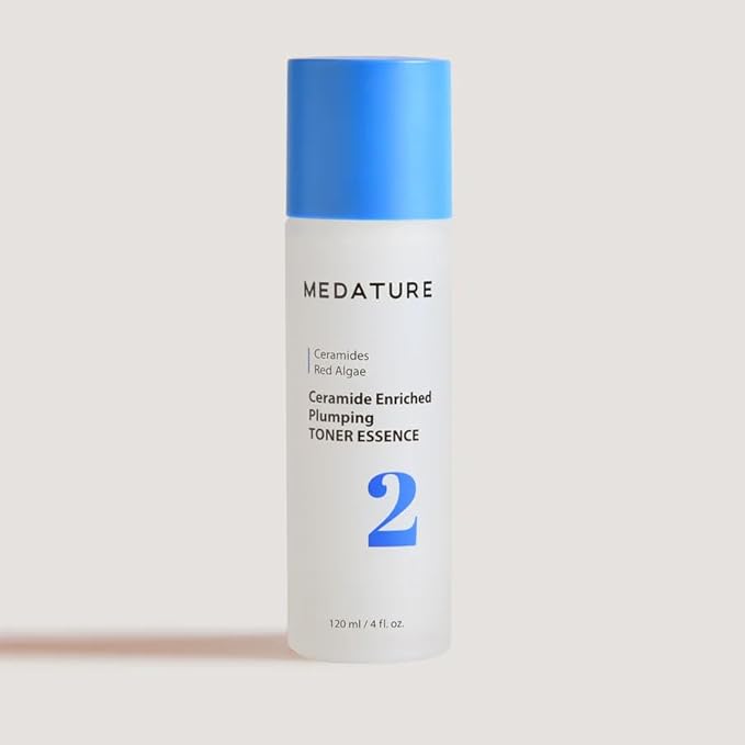 Medature Ceramide Enriched Plumping Toner Essence – Hydrating Facial Toner with Ceramides & Red Algae Extract | Barrier-Supporting, Moisture-Boosting, Sensitive-Skin Safe