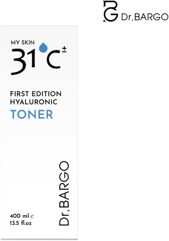First Edition Hyaluronic Toner with Hyaluronic Acid, Niacinamide, and Oat Extract, Soothing, Moisturizing, Improves Radiance and Elasticity, Reduces Oiliness and Dryness. 13.5 fl.oz, White