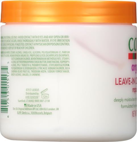 Cantu Argan Oil Leave in Conditioning Repair Cream, 16 Ounce