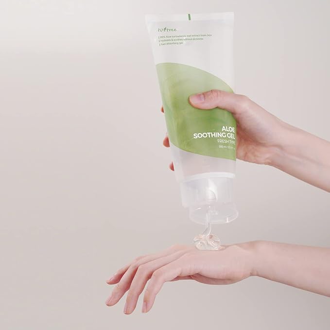 IsNtree Aloe Soothing Gel – 99% Jeju Aloe Vera for Face & Body | Lightweight Gel for Sensitive, Sun-Exposed, or Irritated Skin | 300ml / 10.14 fl oz | Fragrance-Free, Made in Korea